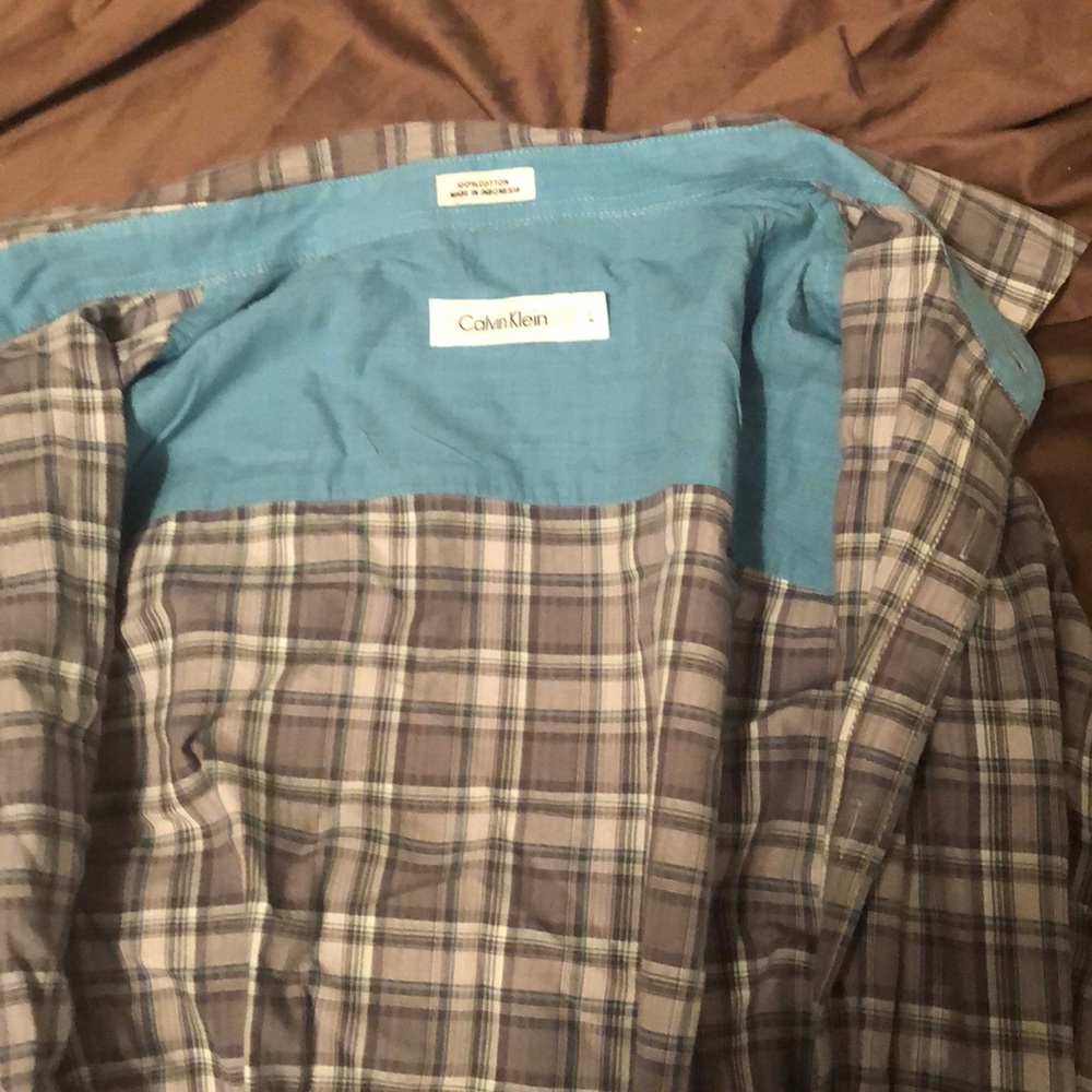 Calvin Klein plaid shirt
